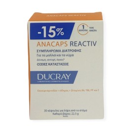 DUCRAY Anacaps Reactive 30ml Promo 15% Sticker