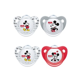 NUK Silicone Orthodontic Pacifier for 0-6 months Mickey / Minnie Mouse with Case (1piece)