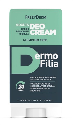 Frezyderm Dermofilia Adults 24h Deodorant Cream Aluminium Free 40ml