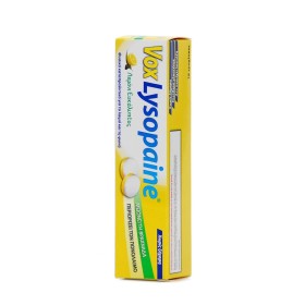 VOX LYSOPAINE Lemon for Sore Throat, Dryness and Hoarseness 18 tablets
