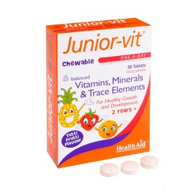 HEALTH AID Junior-Vit -Massed - Tutti Fruti 30 Tabs