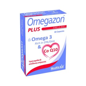 HEALTH AID Omegazon Plus (Ω3 & Coq10) 30 Caps