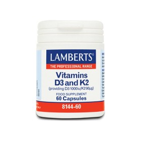 LAMBERTS Vitamin D3 1000iu & K2 90mg 60 capsules