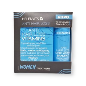 HELENVITA Anti Hair Loss Vitamin 60Caps + Women Shampoo 100ml Gift