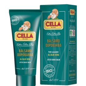 Cella Milano after shave balm tube bio/organic with aloe vera (sensitive skin) 100ml(3.5fl.oz.)