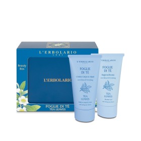 LERBOLARIO - FOGLIE DI TE Beauty Box - Tin (Shower gel 75ml - Body & Hand Cream 75ml Ed. Lim.)