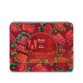 LERBOLARIO Rosa Puprurea - Segreti di Bellezza Trio (Fragrance 50ml, shower gel 100 ml, and body cream)