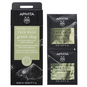 APIVITA Express Beauty Mask for Deep Cleansing with Green Clay 6x2x8ml
