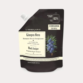 LErbolario Black Juniper Eco Refill Energising Shower Shampoo 500ml