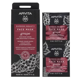 APIVITA Express Beauty Anti-Wrinkle & Firming Face Mask with Grape (pack 6x2x8ml)