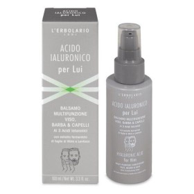 L Erbolario Hyaluronic Acid for Him Multi-Purpose Conditioner (100ml) - Mens 3 in 1 Multi-Purpose Conditioner