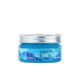 ALOE+COLORS Face Sorbet Scrub Blue Lagoon 100ml