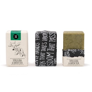 HELLEO Olive Oil Soap Spirulina & Green tea 120gr