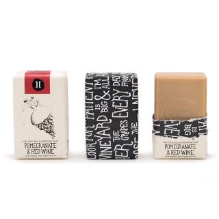 HELLEO Olive Oil Soap Pomegranate & Red wine 120gr