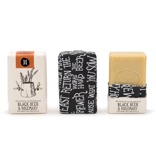 HELLEO Olive Oil Soap Dark beer & Rosemary 120gr