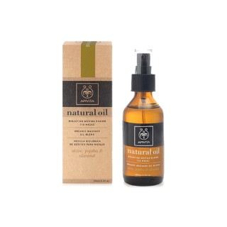 APIVITA Natural Oil Organic Massage Oil For Massage 100ml