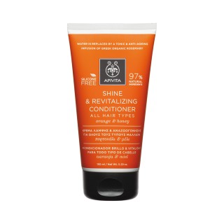 APIVITA Shine & Revitalizing Conditioner with Orange & Honey 150ml