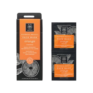 APIVITA Express Rejuvenating Mask with Orange 2x8ml