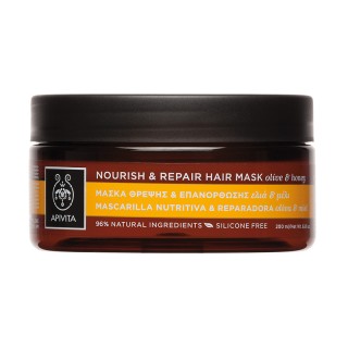 APIVITA Hair Mask Nourish & Repair with Olive & Honey 200ml