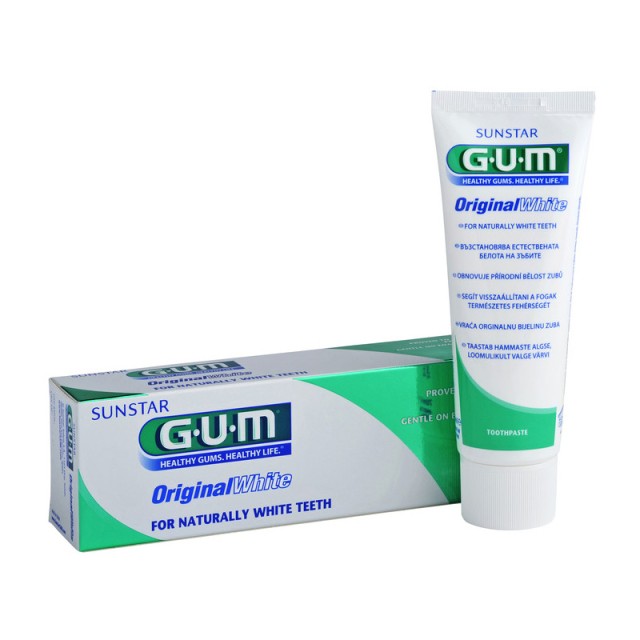 GUM Original White Restores the Natural Whiteness of the Teeth 75ml