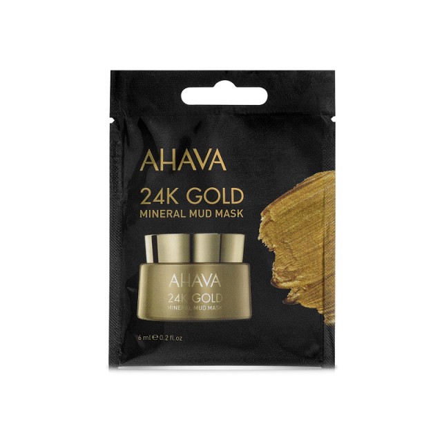 AHAVA Single Dose 24k Gold Mineral Mud Mask 6ml
