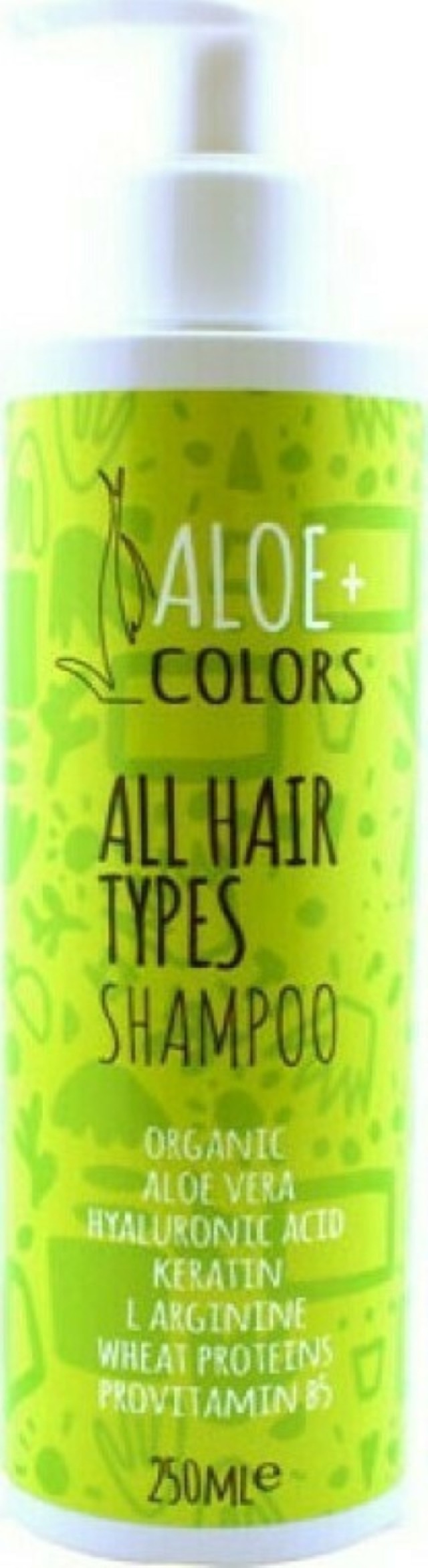 ALOE+COLORS Hair Shampoo All Hair Types 250ml