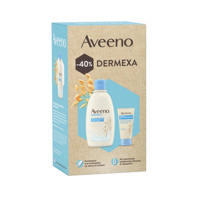 AVEENO Promo Dermexa Pack with Body Wash 300ml & Anti-Itch Balm 75ml