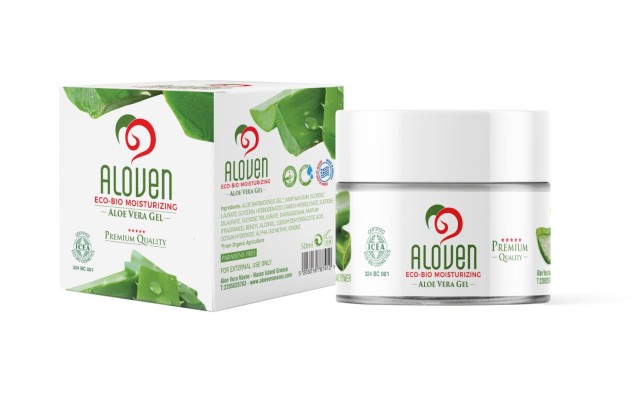 Aloven Eco-Bio Aloe Vera Moisturizing Gel, 50ml