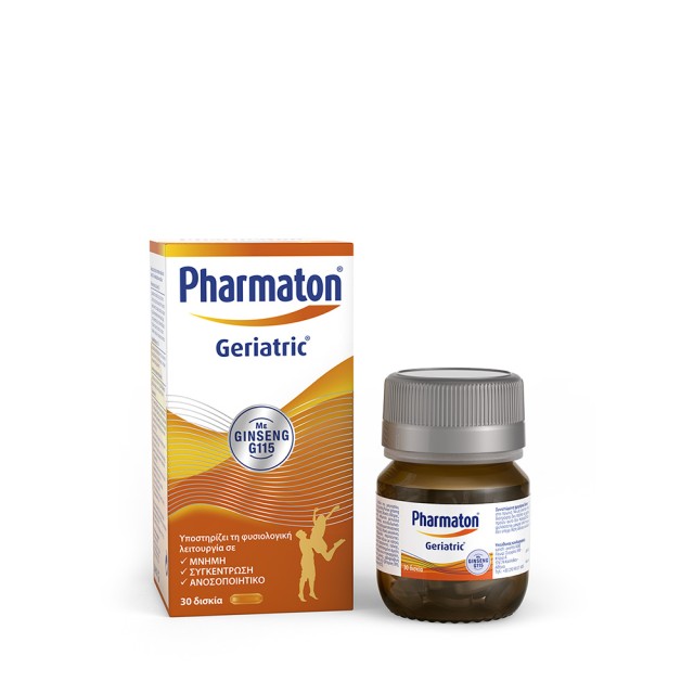 PHARMATON GERIATRIC Multivitamin with Ginseng G115 30 Tablets