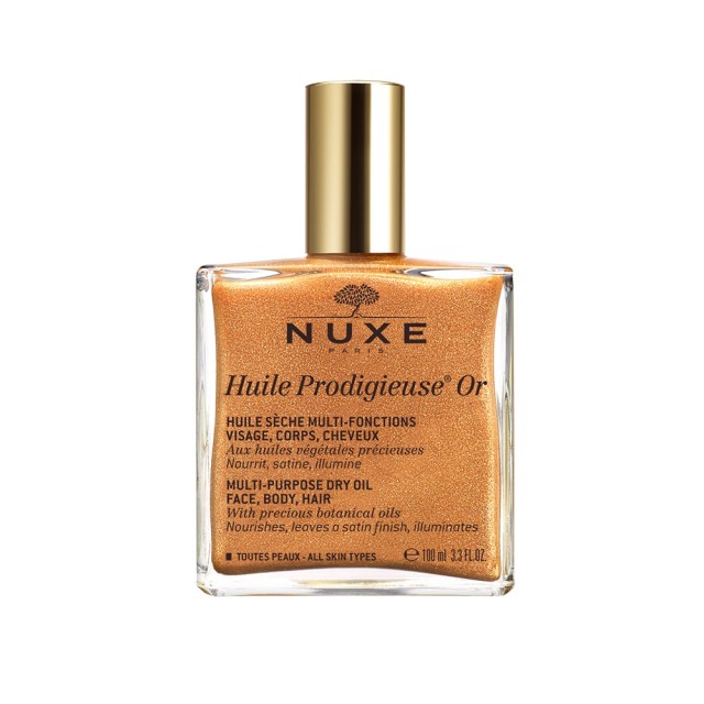 NUXE Huile Prodigieuse Or- Iridescent Dry oil for face-body-hair 100 ml