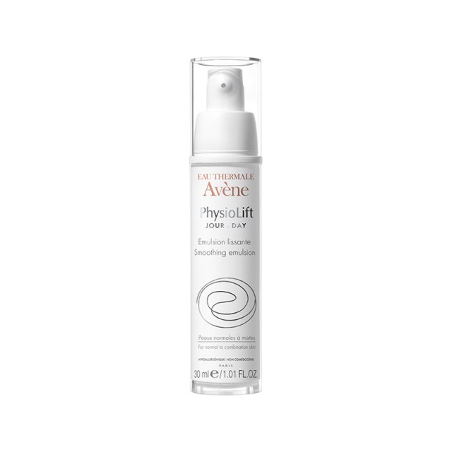 AVENE Thermal Spring Water Physiolift Day Smoothing Emulsion Normal to Combination Skin Pump 30ml