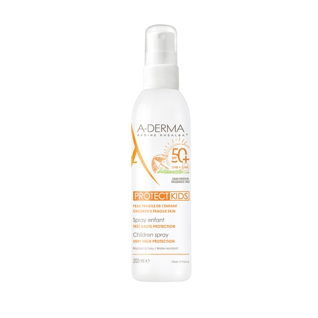 A-DERMA Protect Childrens Sunscreen Spray SPF 50+ 200ml