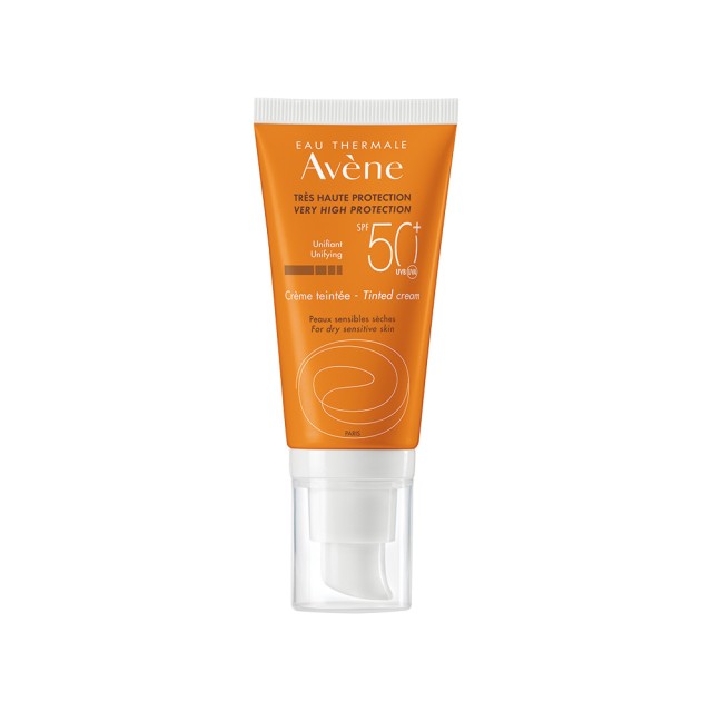 AVENE Sunscreen With Color SPF 50+ for dry & very dry facial skin - 50ml