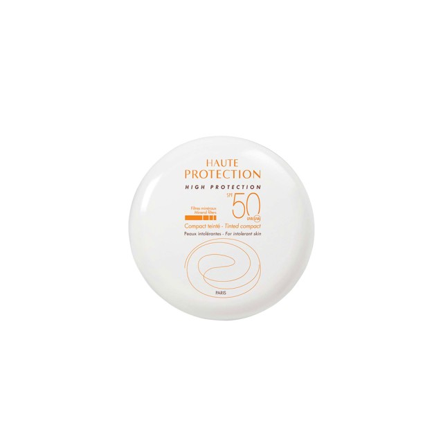 AVENE Compact Teinté SPF50 Sable - Sun protection and make-up with 100% natural filters - Light skin - 10g
