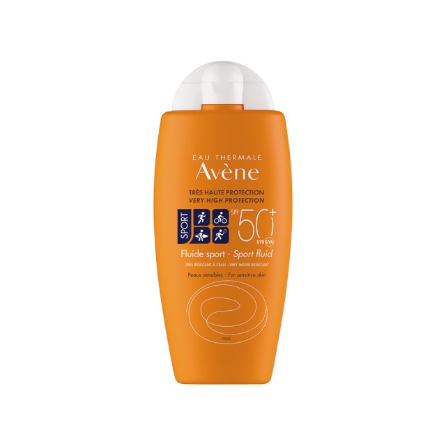 AVENE Fluide SPORT SPF 50+ - Sunscreen ideal for sports activities - Face & Body - 100ml