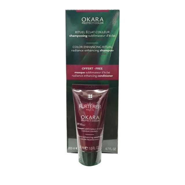 RENE FURTERE okara protect color shampooing 200ml + gift