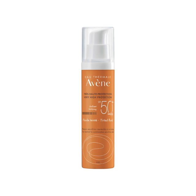 AVENE Fluide SPF 50+ With Color - Sunscreen with a thin texture for normal / combination facial skin - 50ml