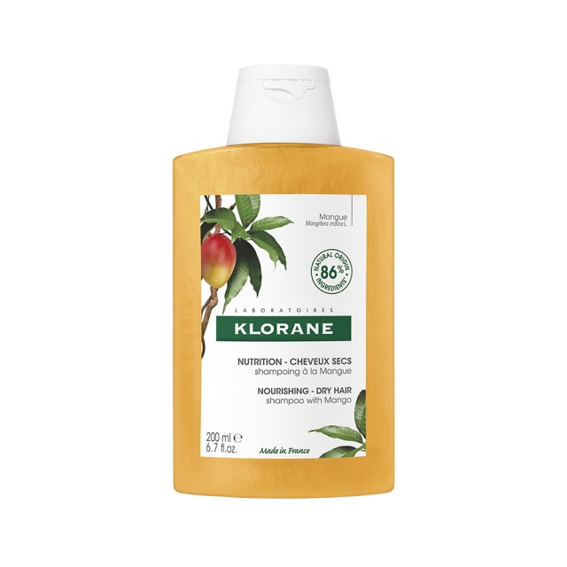 KLORANE Mangue Nourishing Shampoo with Mango Butter BIO 200ml