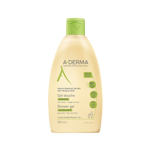 A-DERMA Les Indispensables Cleansing Gel for Dry Skin 500ml