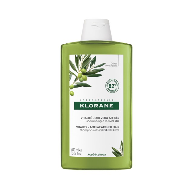 KLORANE Olivier Shampoo for Density and Vitality with Olive Extract BIO 400ml