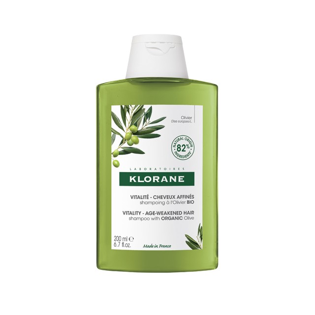 KLORANE Olivier Shampoo for Density and Vitality with Olive Extract BIO 200ml