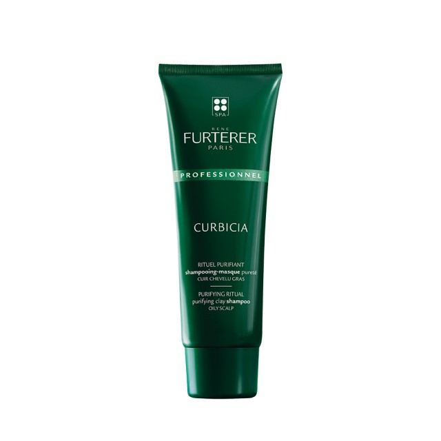 RENE FURTERER Curbicia Shampoo - Cleansing Mask for Oily Hair with Absorbent Clay 250ml