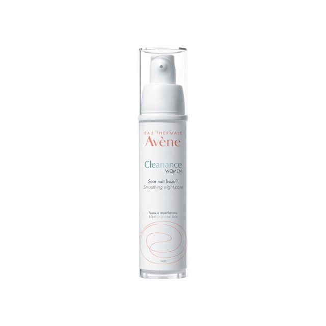 AVENE Cleanance Women Night Smoothing Cream for Skin with Blemishes & Adult Acne Scars 30 ml