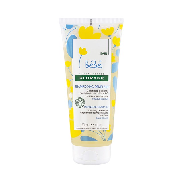 KLORANE Bebe Shampoo for Bathing and Untangling for Babies 200ml