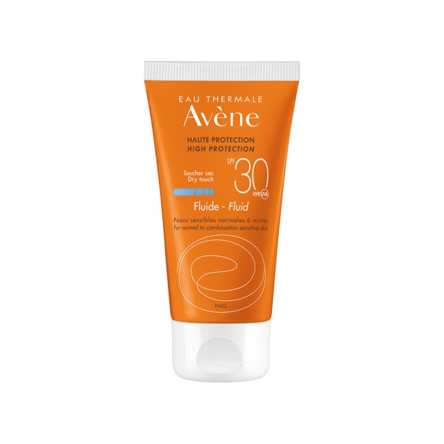 AVENE Fluide SPF 30 - Sun Cream with a thin texture for normal / combination facial skin - 50ml