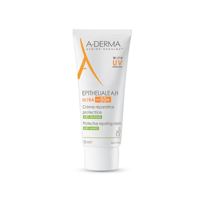 A-DERMA Epitheliale AH ULTRA SPF50 + Protective Repair Cream Against Scars 100ml