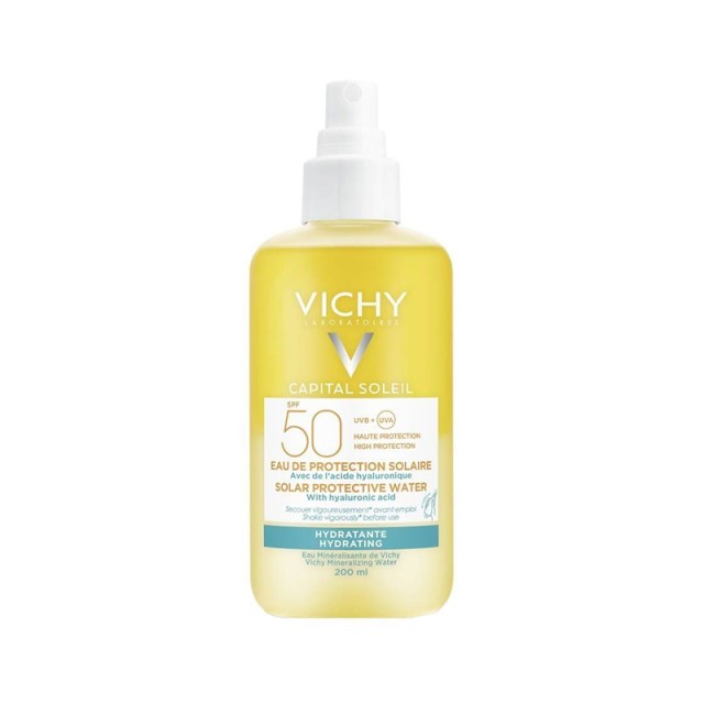 VICHY Capital Soleil Solar Protective Water Hydration Spf50 200ml