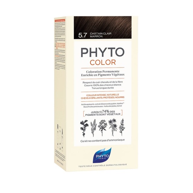 PHYTO Phytocolor 5.7 Light Maroon Brown