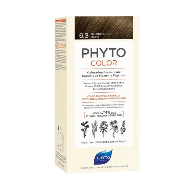 PHYTO Phytocolor 6.3 Blonde Dark Gold