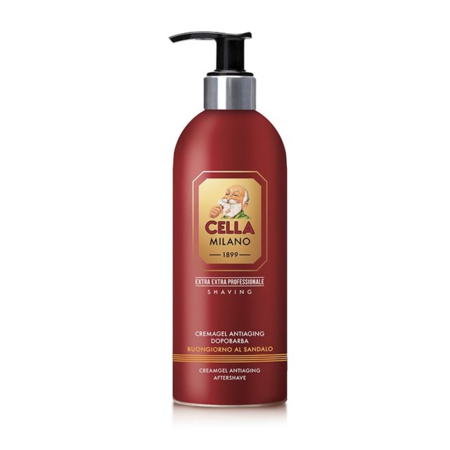 Cella Milano Extra Pro - Cream Gel Anti-aging Aftershave Buongiorno al Sandalo 500ml